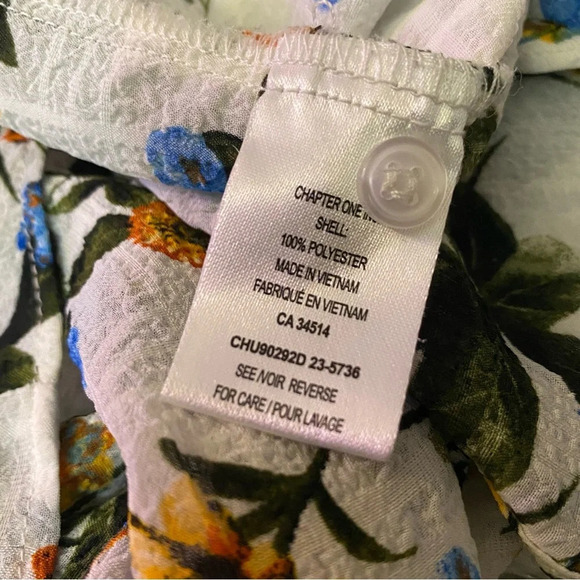 Tamara H women’s blue floral fairycore bohemian blouse - Picture 7 of 10